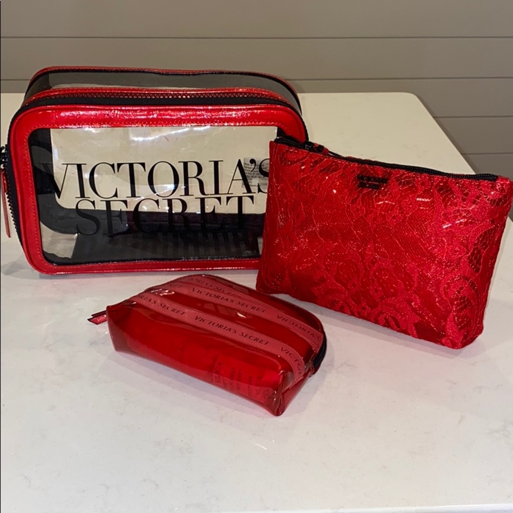Victoria Secret Perfect Red Nested Trio - Picture 4 of 7